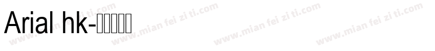Arial hk字体转换